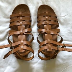 korks by kork-ease, linnea gladiator sandals (tan)